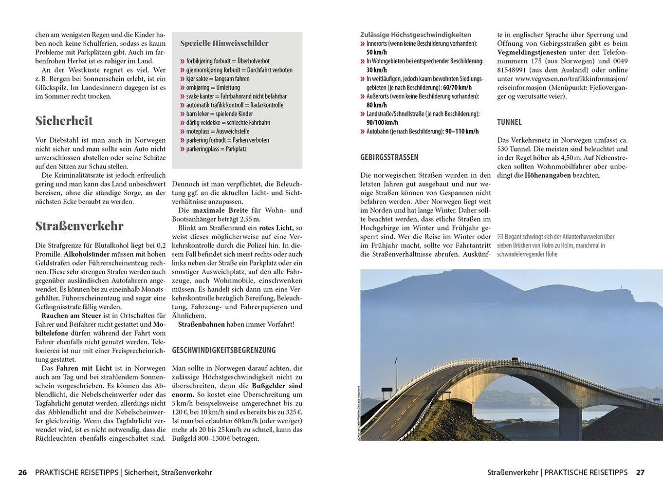 Beispielinhalt (Bild) Reise Know-How Wohnmobil-Tourguide Südnorwegen