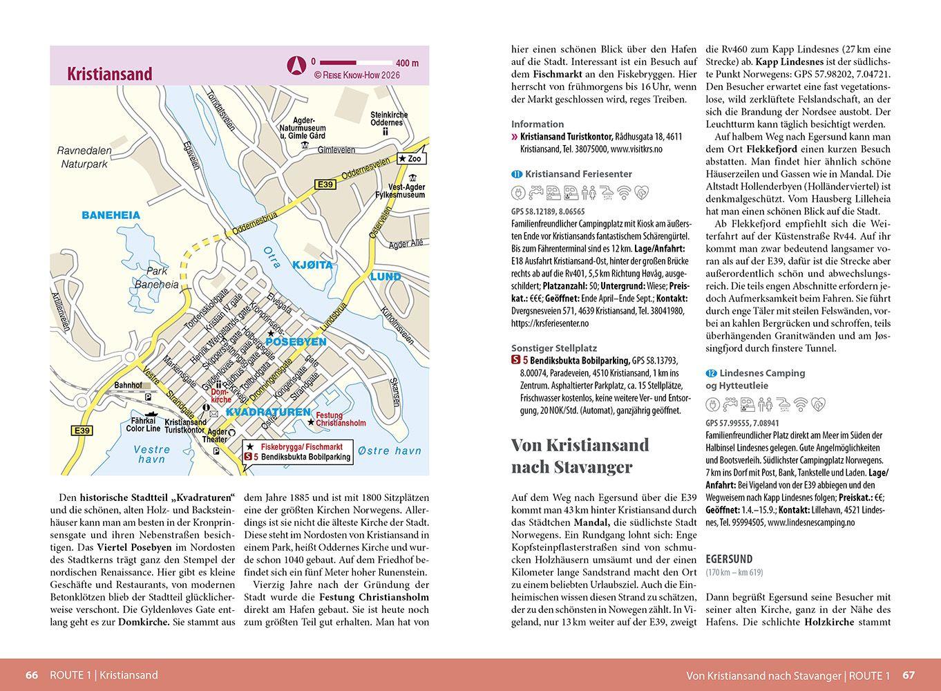 Beispielinhalt (Bild) Reise Know-How Wohnmobil-Tourguide Südnorwegen