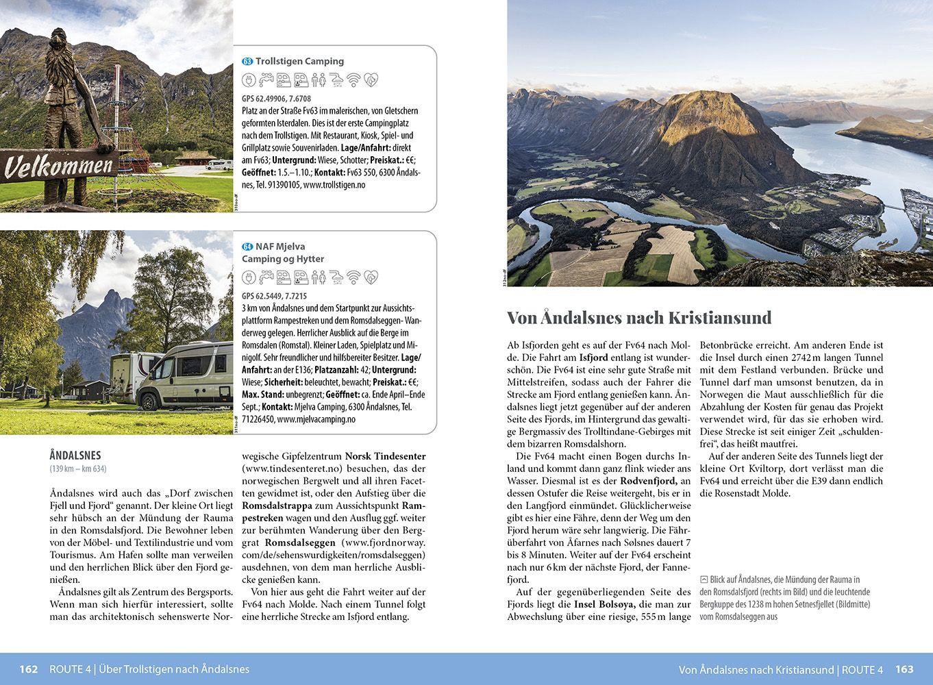 Beispielinhalt (Bild) Reise Know-How Wohnmobil-Tourguide Südnorwegen