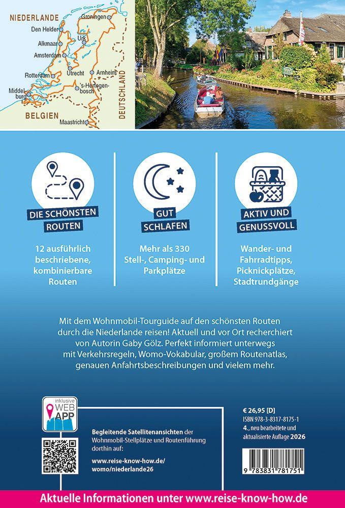 Beispielinhalt (Bild) Reise Know-How Wohnmobil-Tourguide Niederlande