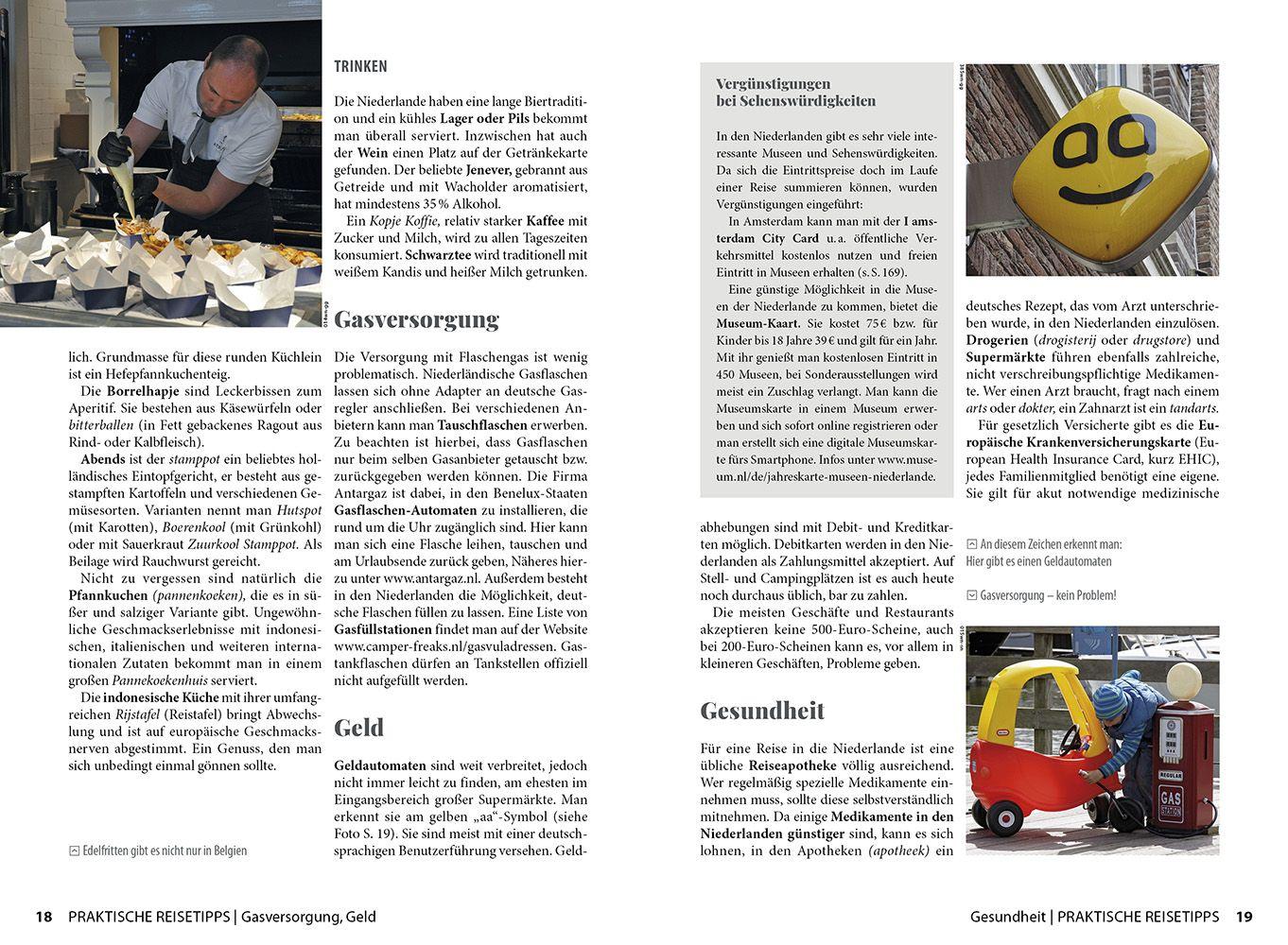 Beispielinhalt (Bild) Reise Know-How Wohnmobil-Tourguide Niederlande