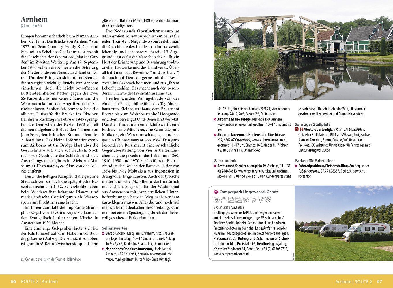 Beispielinhalt (Bild) Reise Know-How Wohnmobil-Tourguide Niederlande