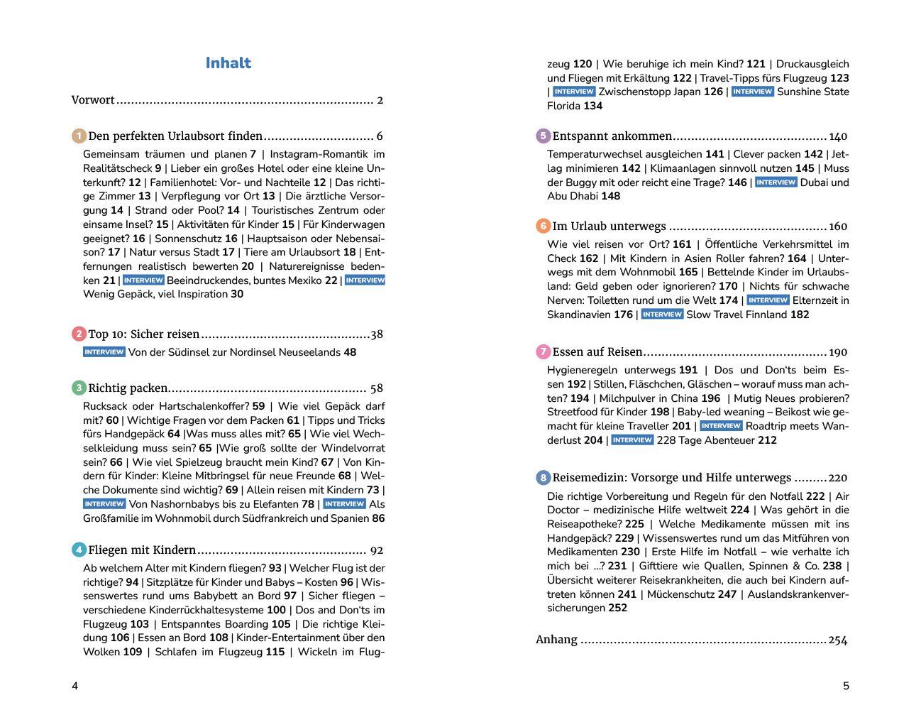 Beispielinhalt (Bild) Reise Know-How Fernreisen mit Kindern