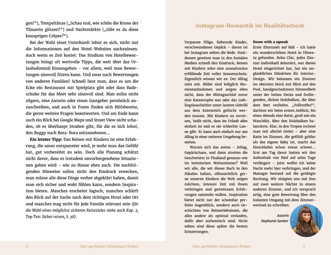 Beispielinhalt (Bild) Reise Know-How Fernreisen mit Kindern