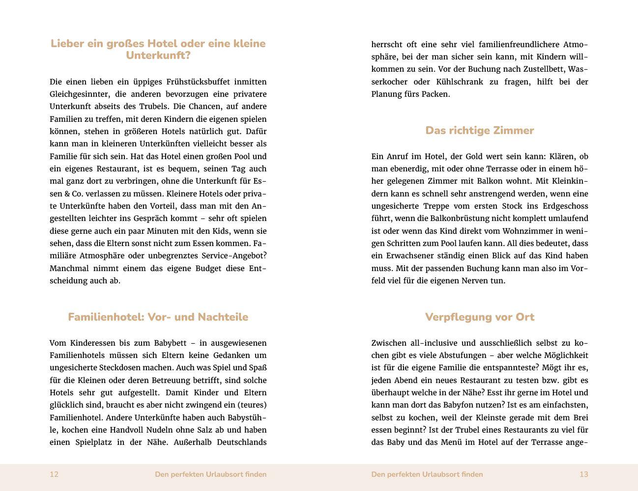 Beispielinhalt (Bild) Reise Know-How Fernreisen mit Kindern