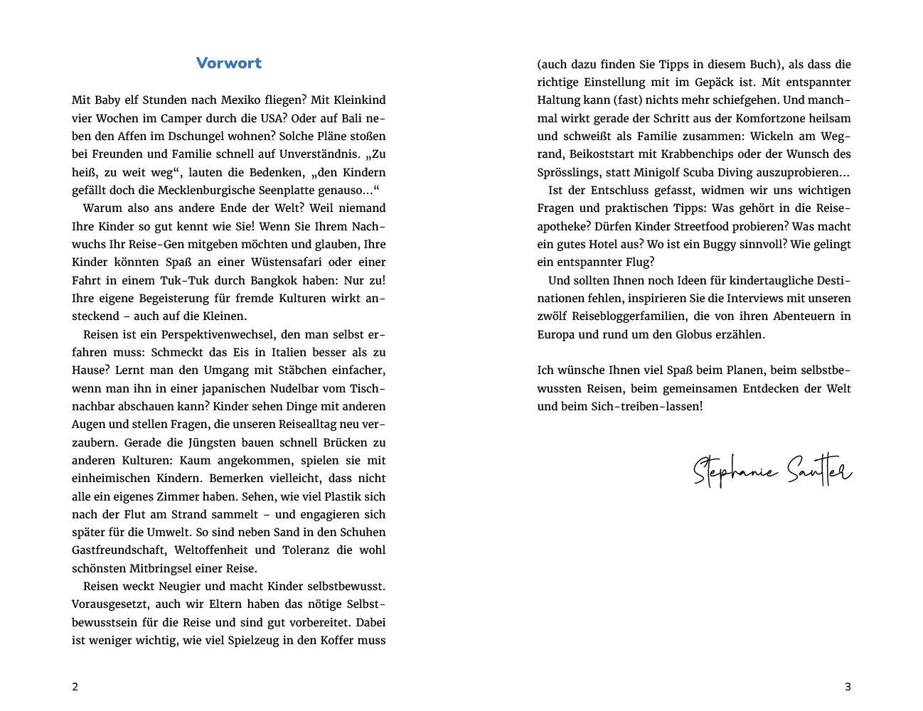 Beispielinhalt (Bild) Reise Know-How Fernreisen mit Kindern