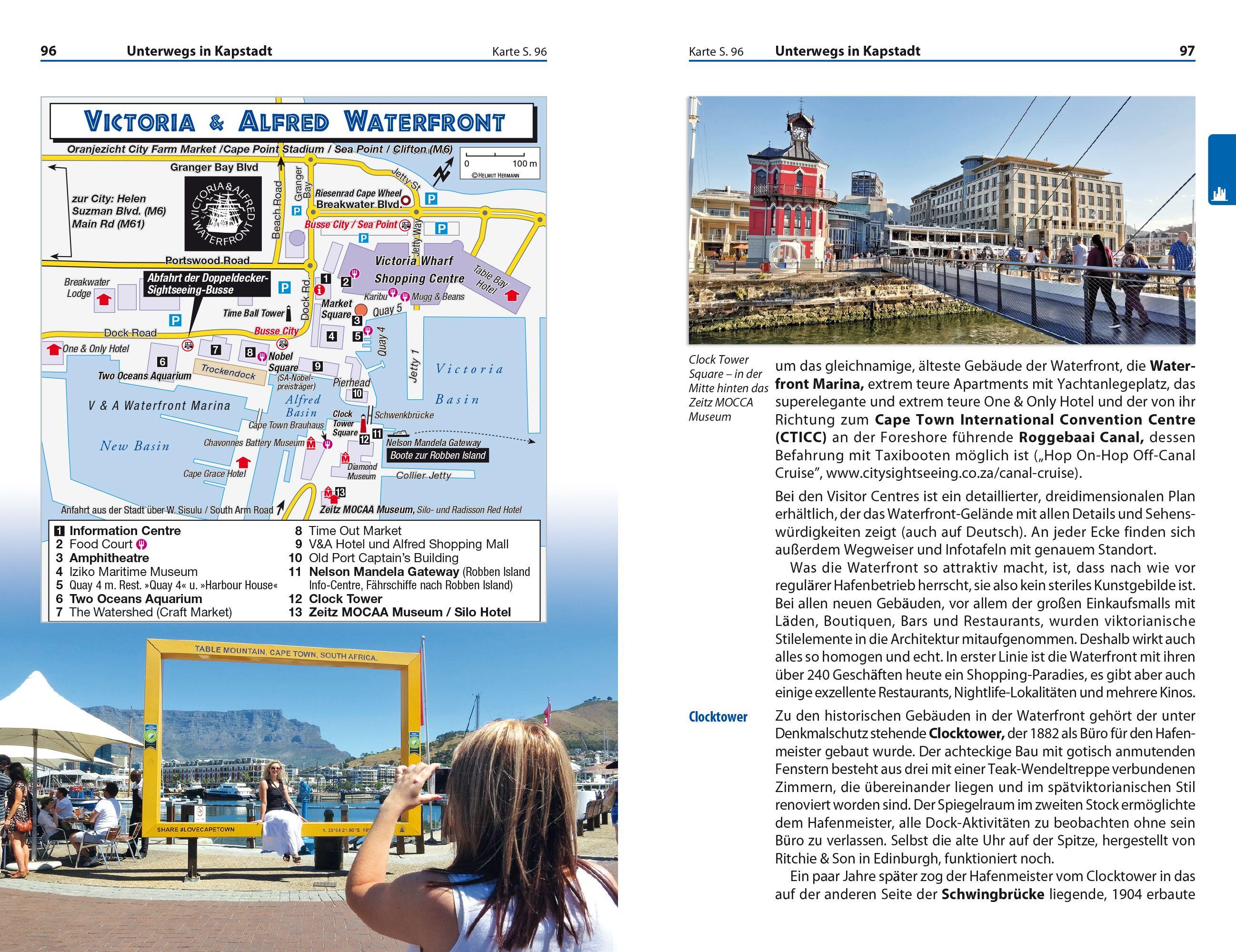 Beispielinhalt (Bild) Reise Know-How Reiseführer Südafrika - Kapstadt, Garden Route & Winelands