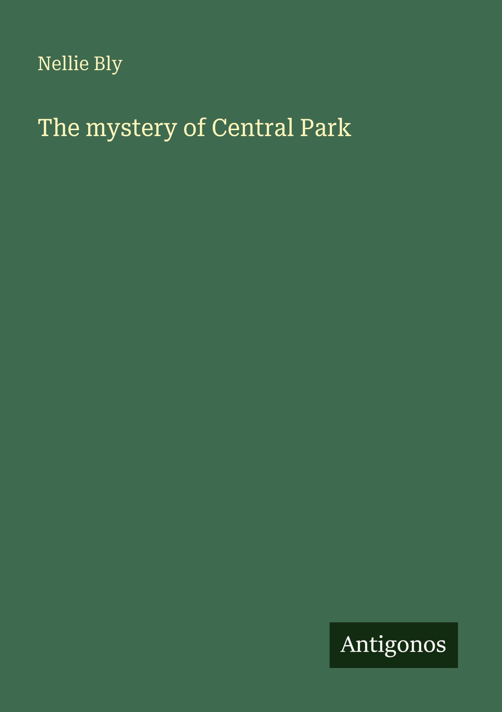 Vorderes Coverbild The mystery of Central Park