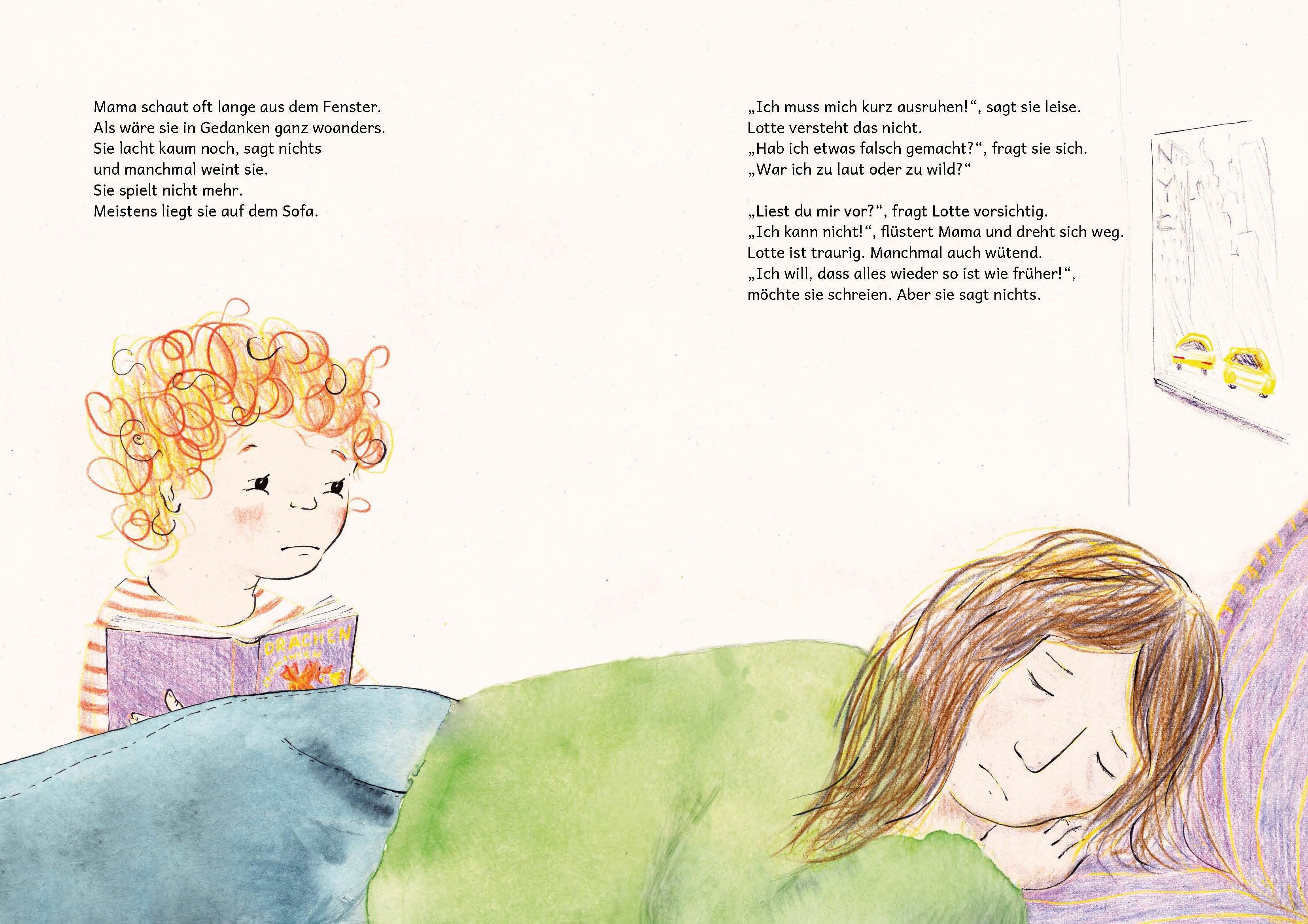 Beispielinhalt (Bild) Mamas kaputter Akku