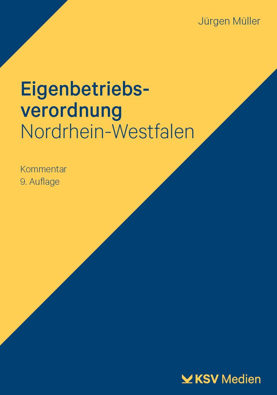 Vorderes Coverbild Eigenbetriebsverordnung Nordrhein-Westfalen