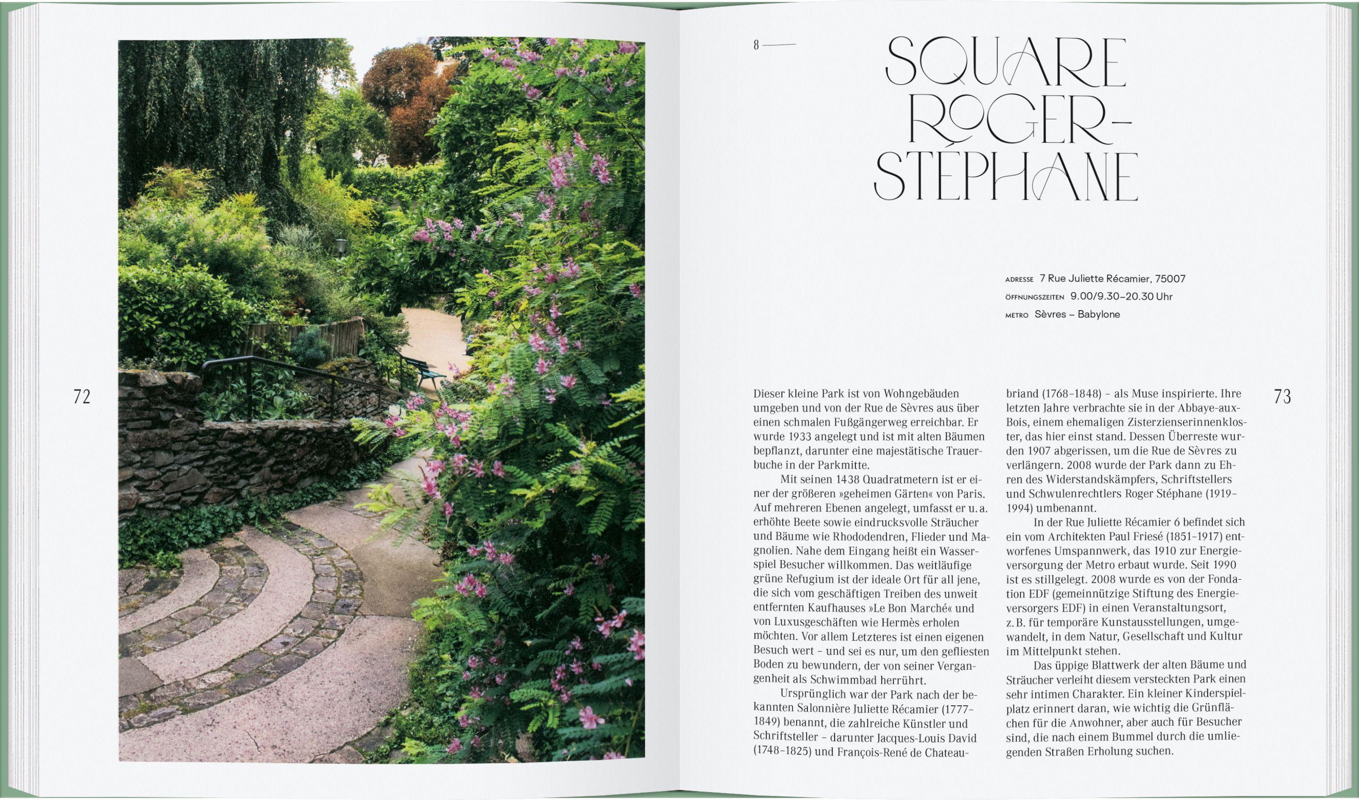 Beispielinhalt (Bild) Geheime Gärten in Paris