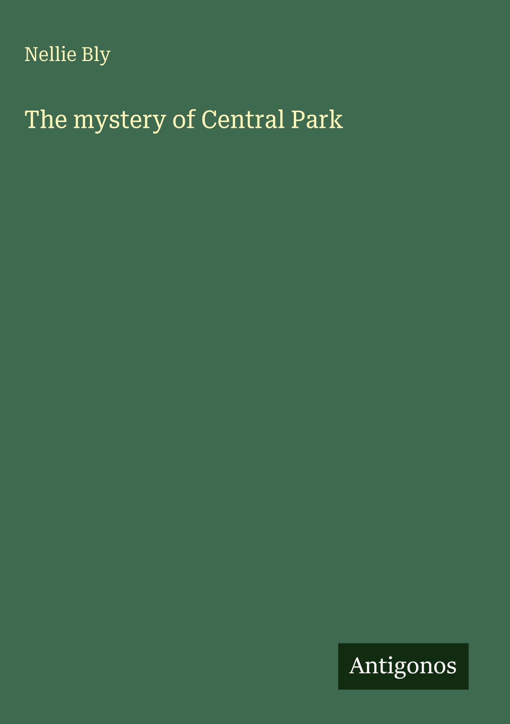 Vorderes Coverbild The mystery of Central Park