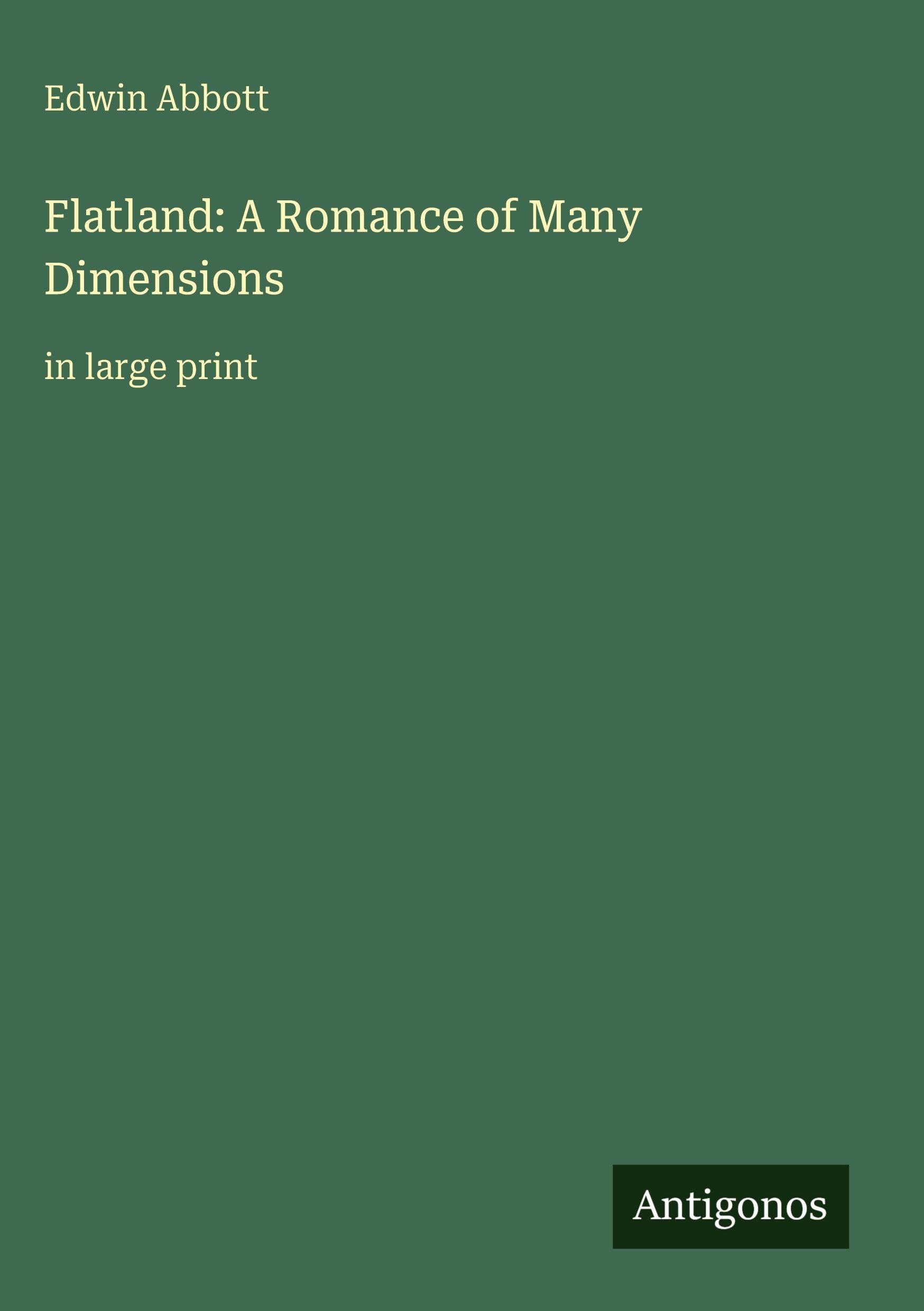 Vorderes Coverbild Flatland: A Romance of Many Dimensions