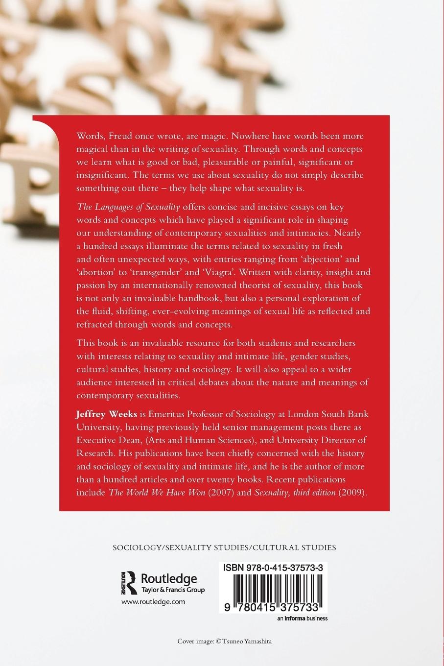 Rückseitencover The Languages of Sexuality