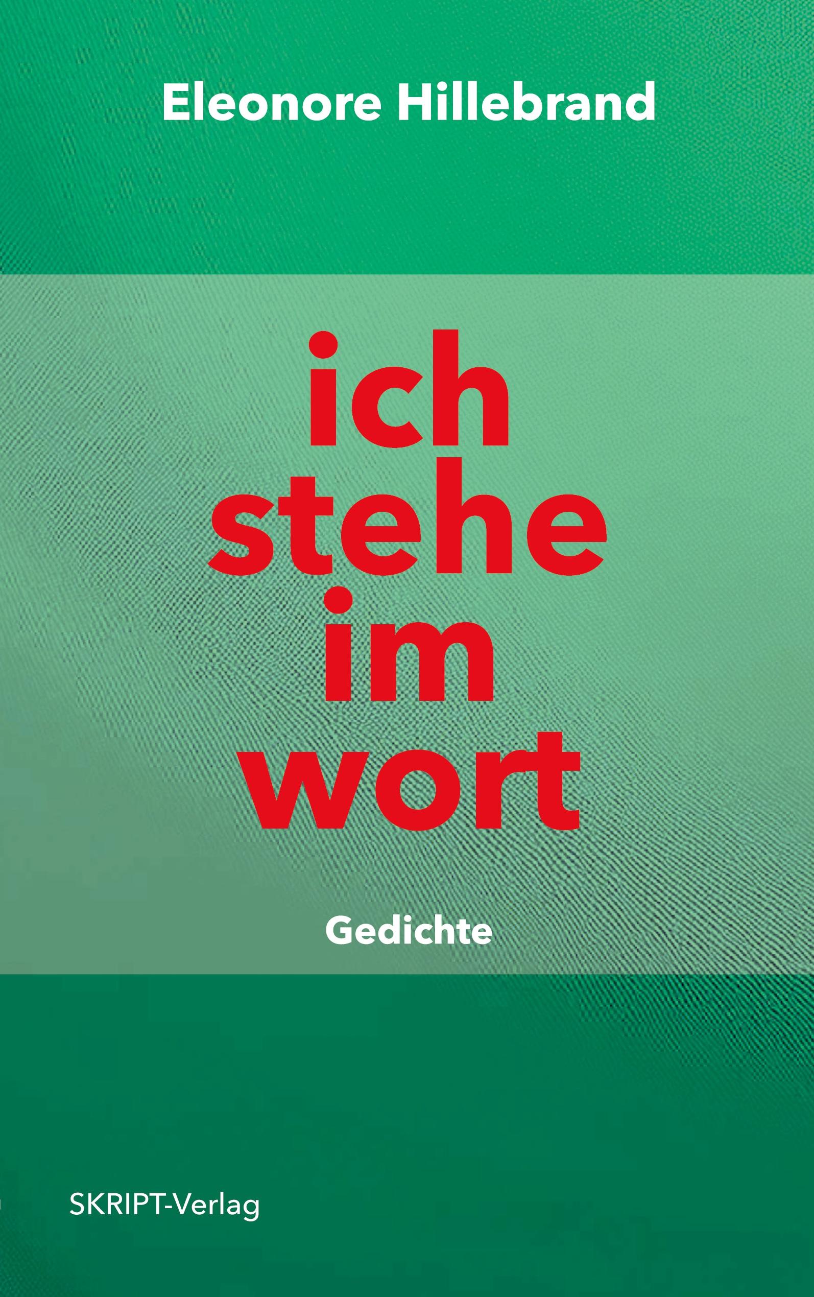 Vorderes Coverbild ich stehe im wort