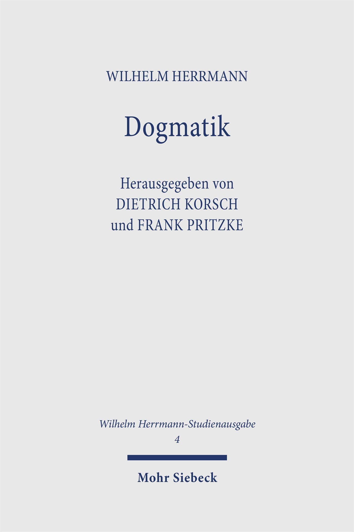 Vorderes Coverbild Wilhelm Herrmann-Studienausgabe