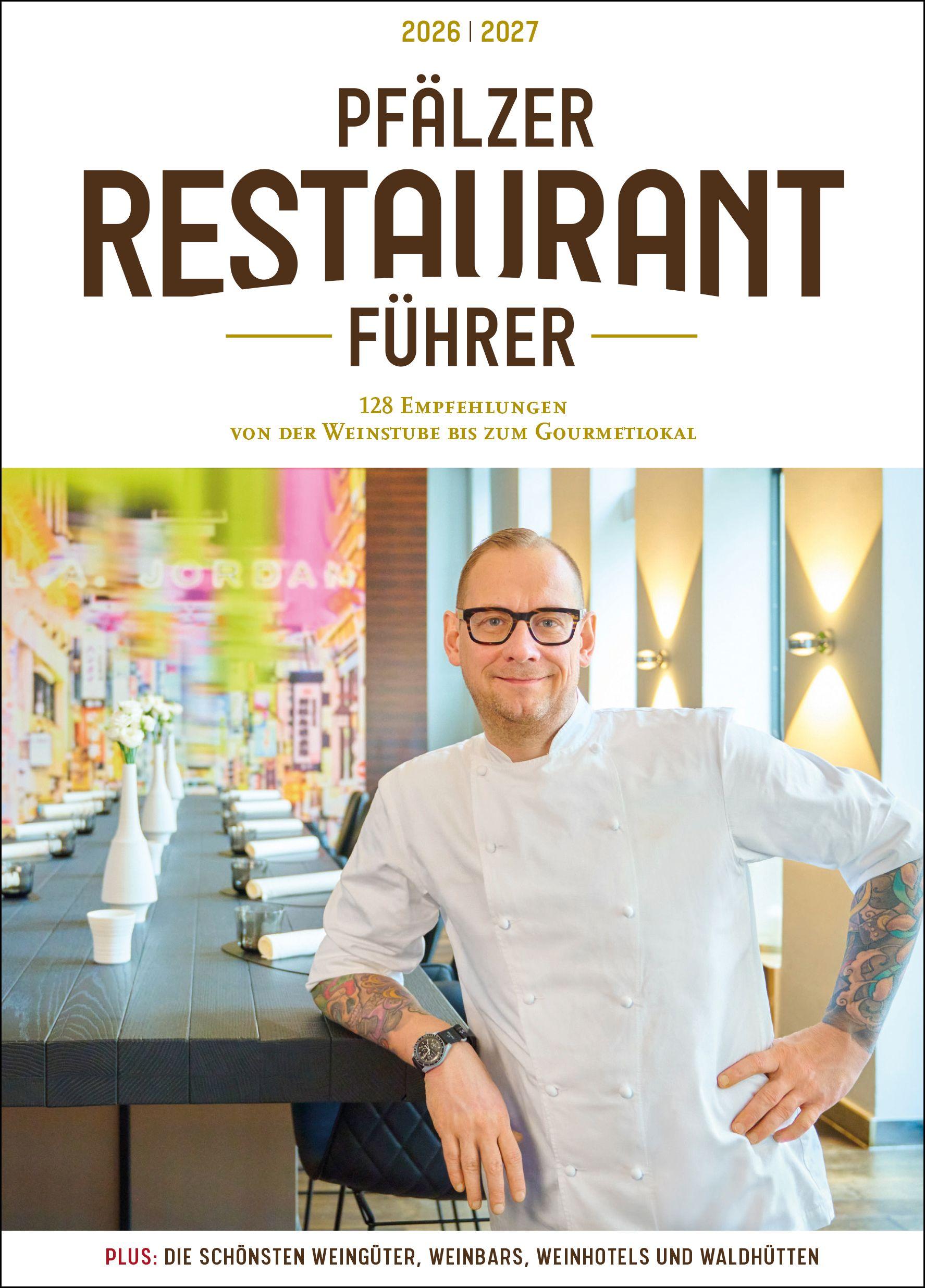 Vorderes Coverbild Pfälzer Restaurantführer 2026/2027