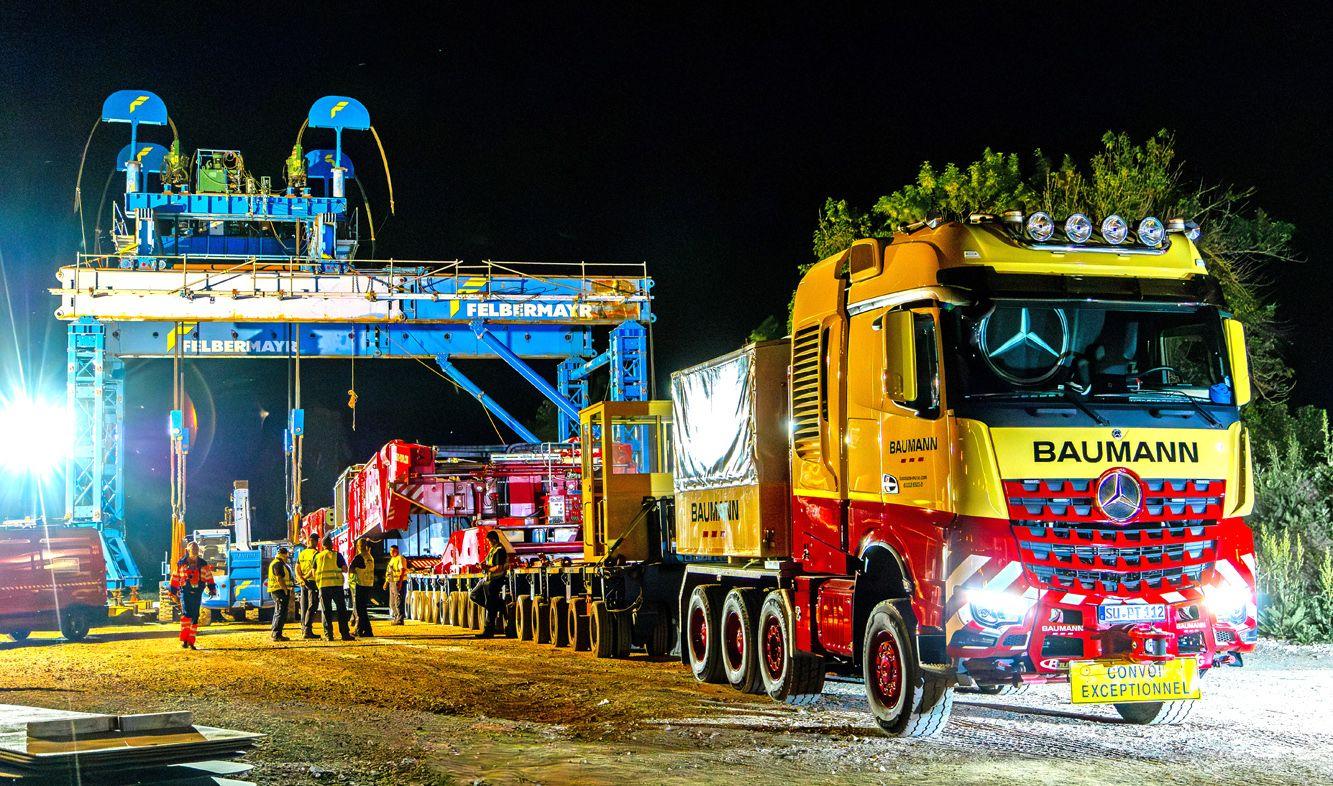 Beispielinhalt (Bild) Baumann - Die Spezialisten für das Schwere