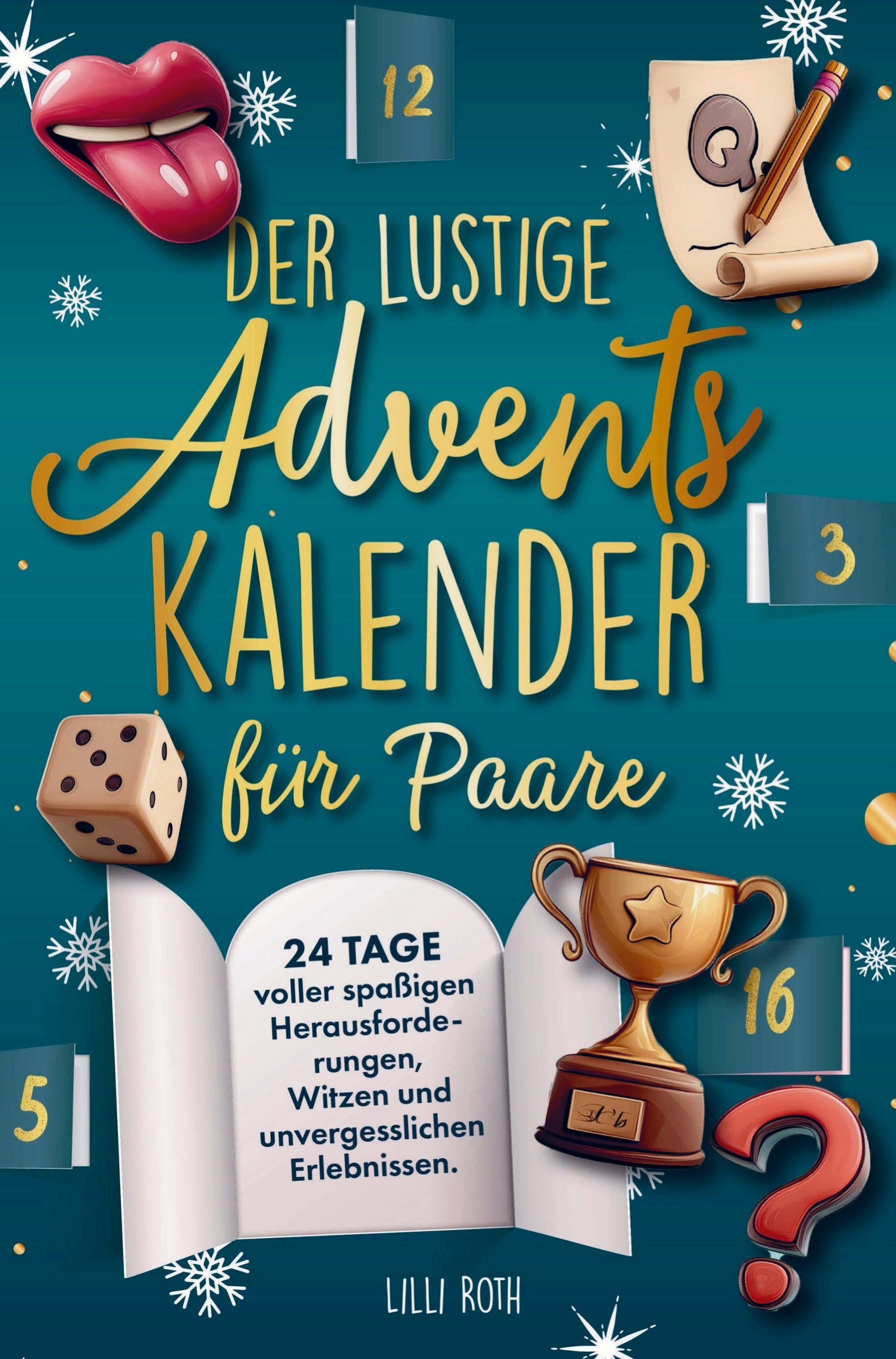 Vorderes Coverbild Der lustige Adventskalender für Paare.