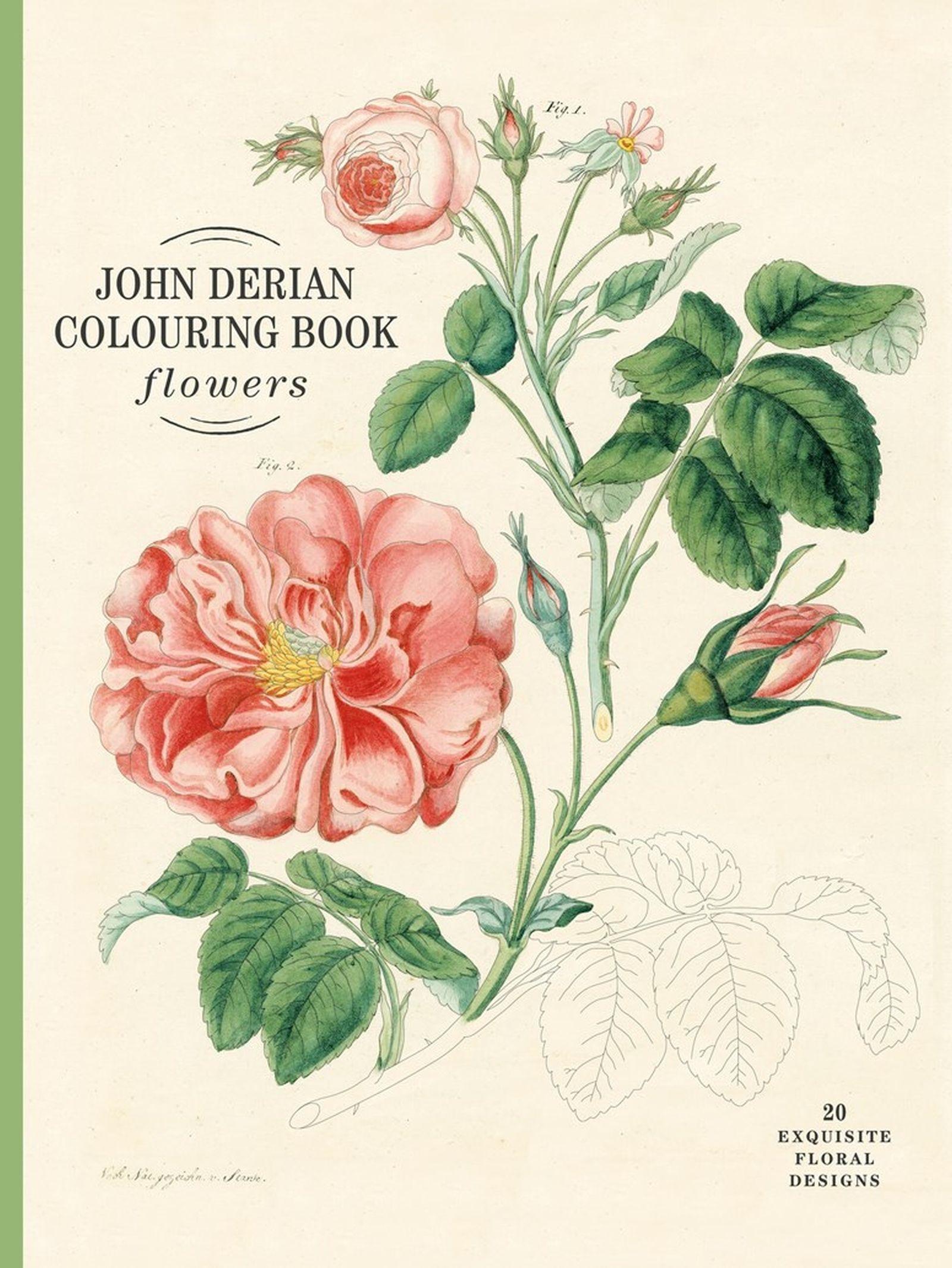 Vorderes Coverbild John Derian Colouring Book: Flowers