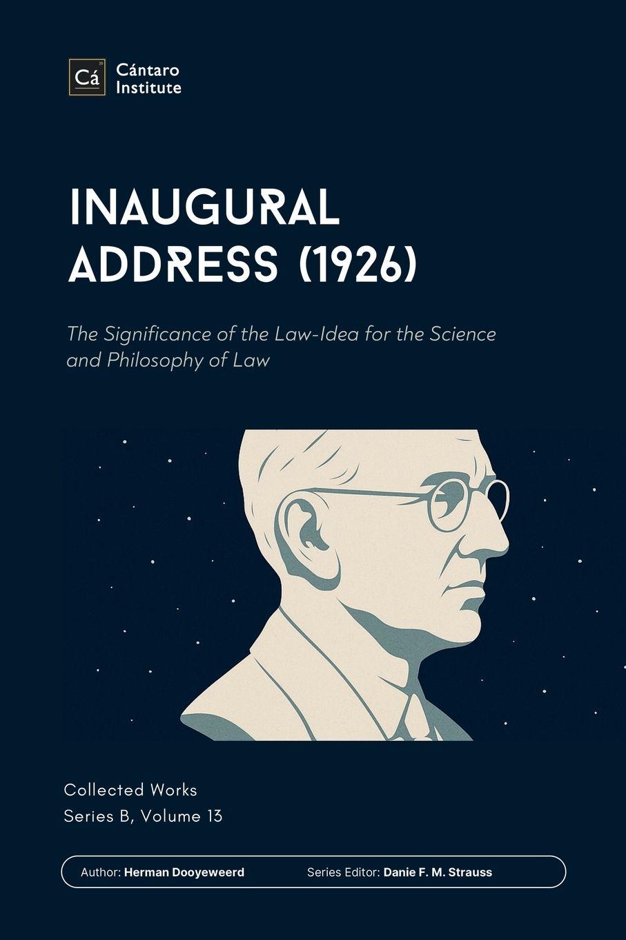Vorderes Coverbild Inaugural Address (1926)