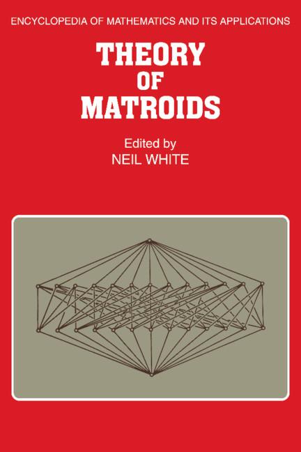 Vorderes Coverbild Theory of Matroids