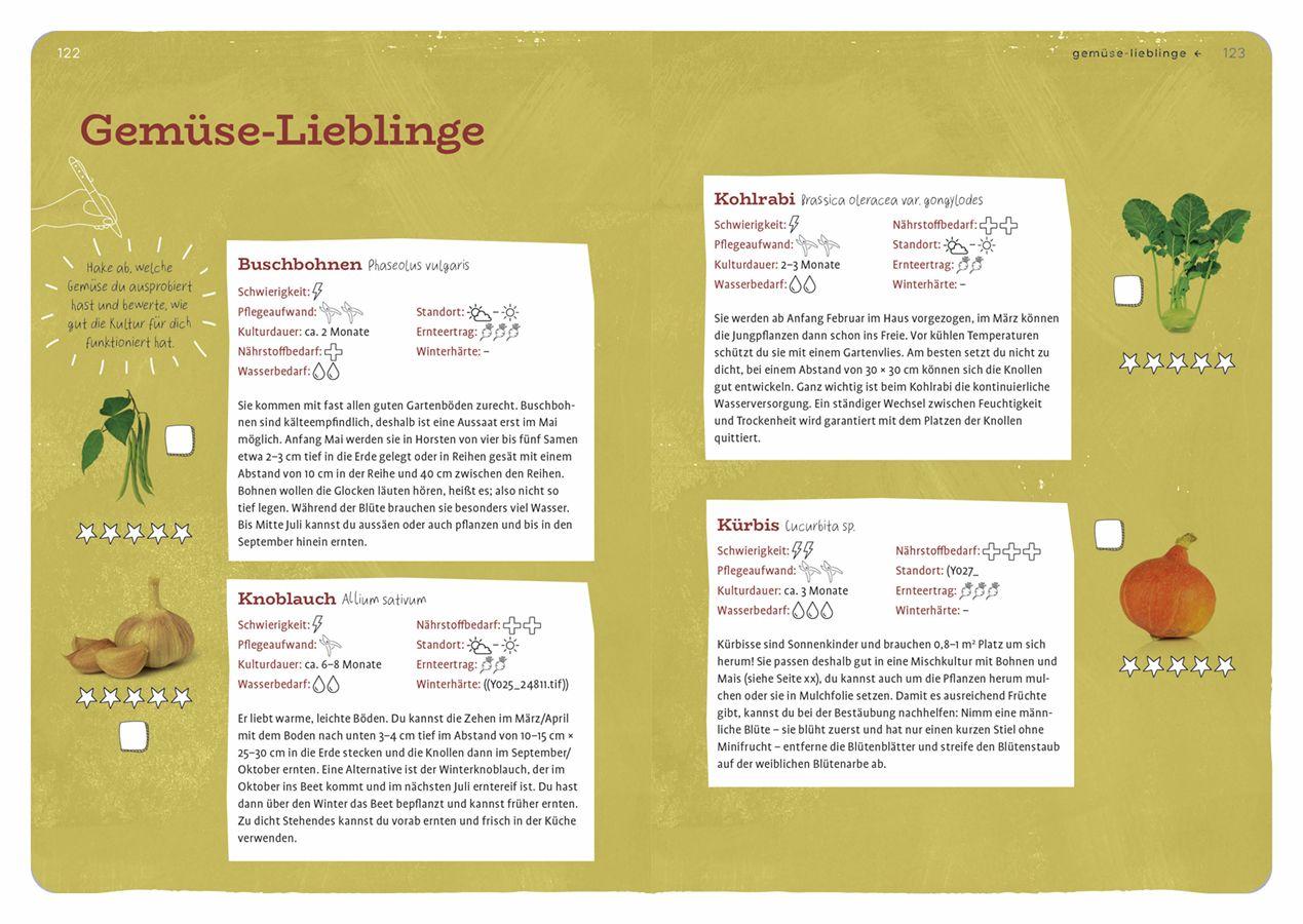 Beispielinhalt (Bild) Dein Projekt. Dein Guide. Gärtnern mit Mischkultur