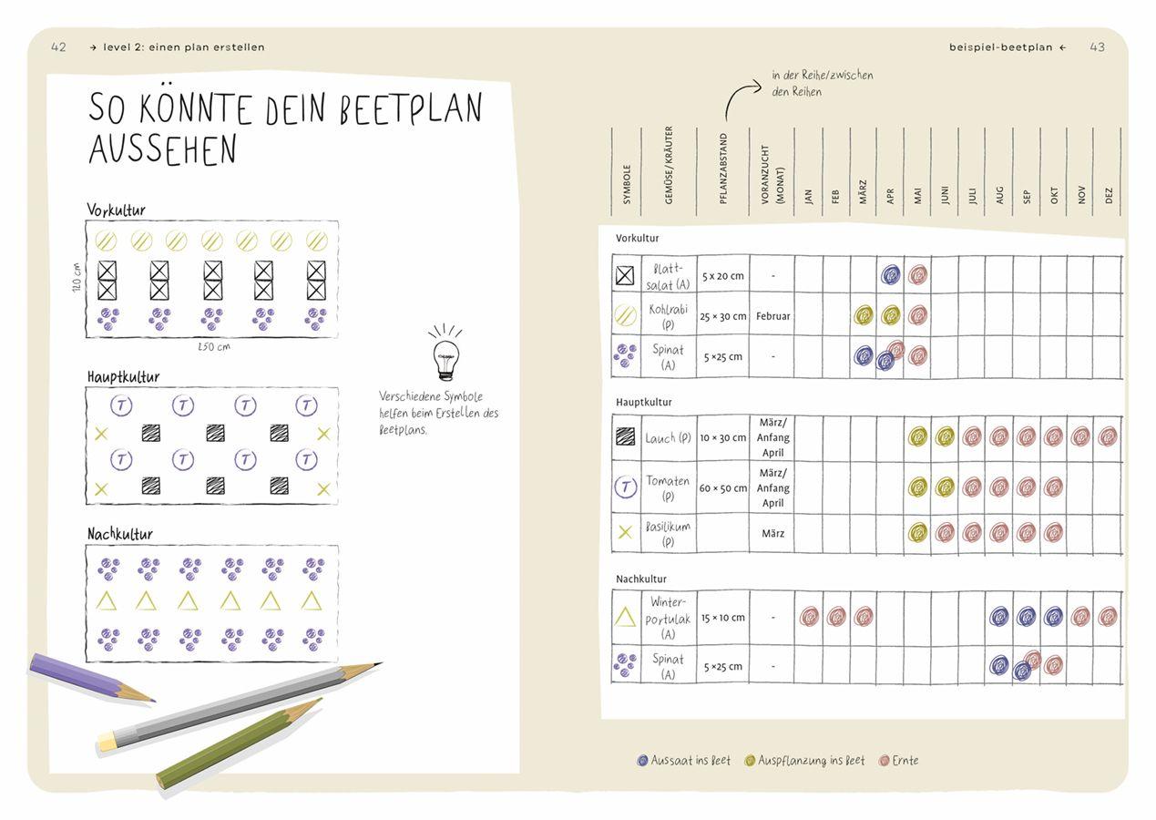 Beispielinhalt (Bild) Dein Projekt. Dein Guide. Gärtnern mit Mischkultur