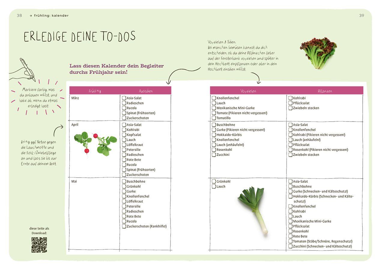 Beispielinhalt (Bild) Dein Projekt. Dein Guide. Gärtnern mit Hochbeet