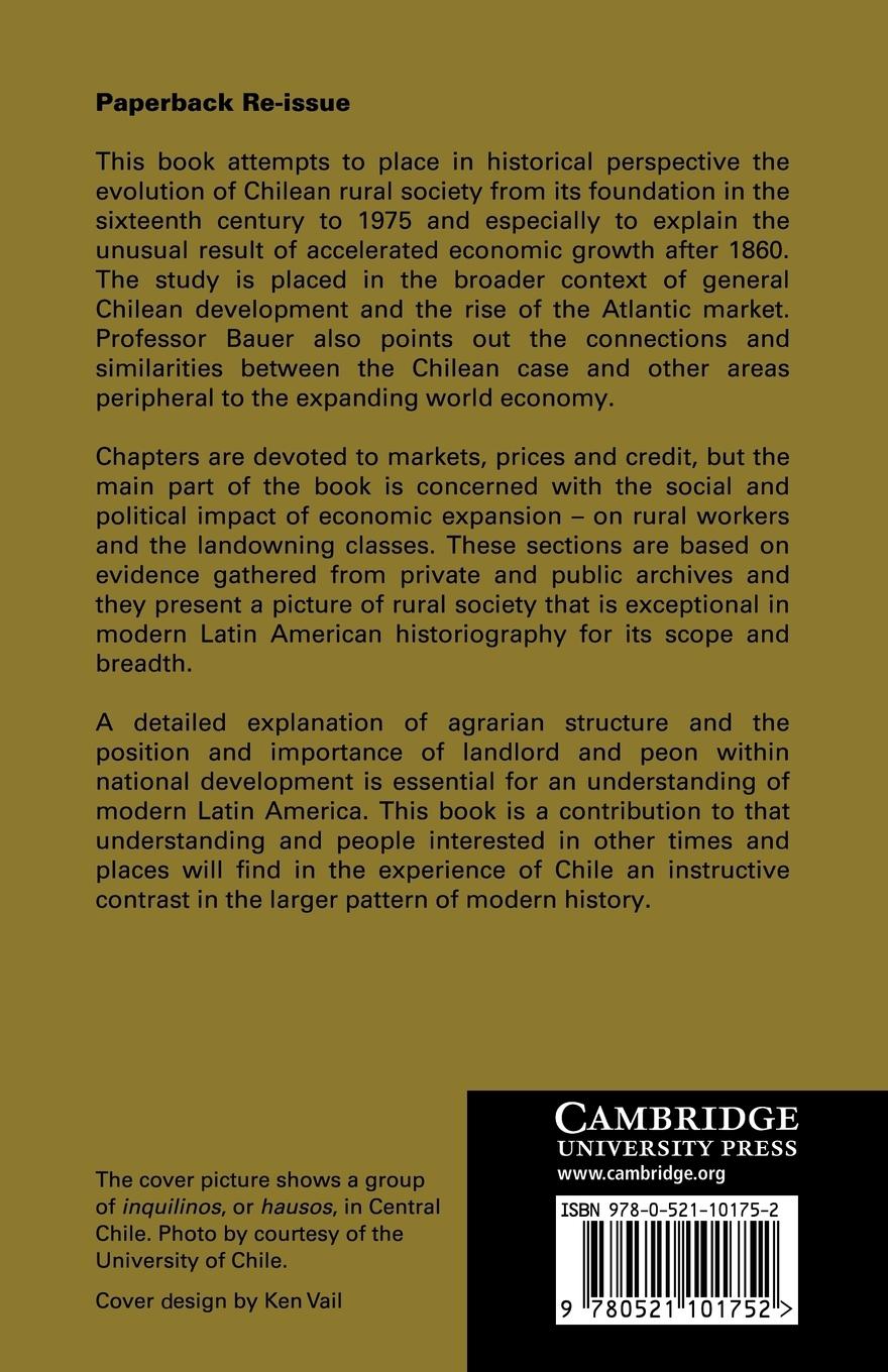 Rückseitencover Chilean Rural Society