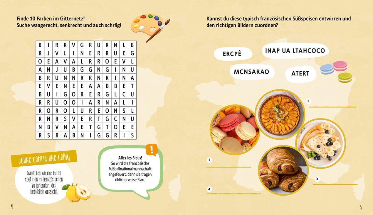 Beispielinhalt (Bild) Urlaubsrätsel-Spaß Frankreich