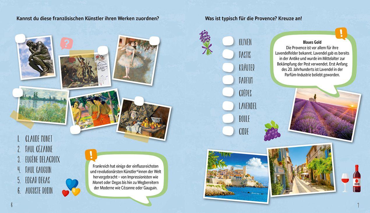 Beispielinhalt (Bild) Urlaubsrätsel-Spaß Frankreich