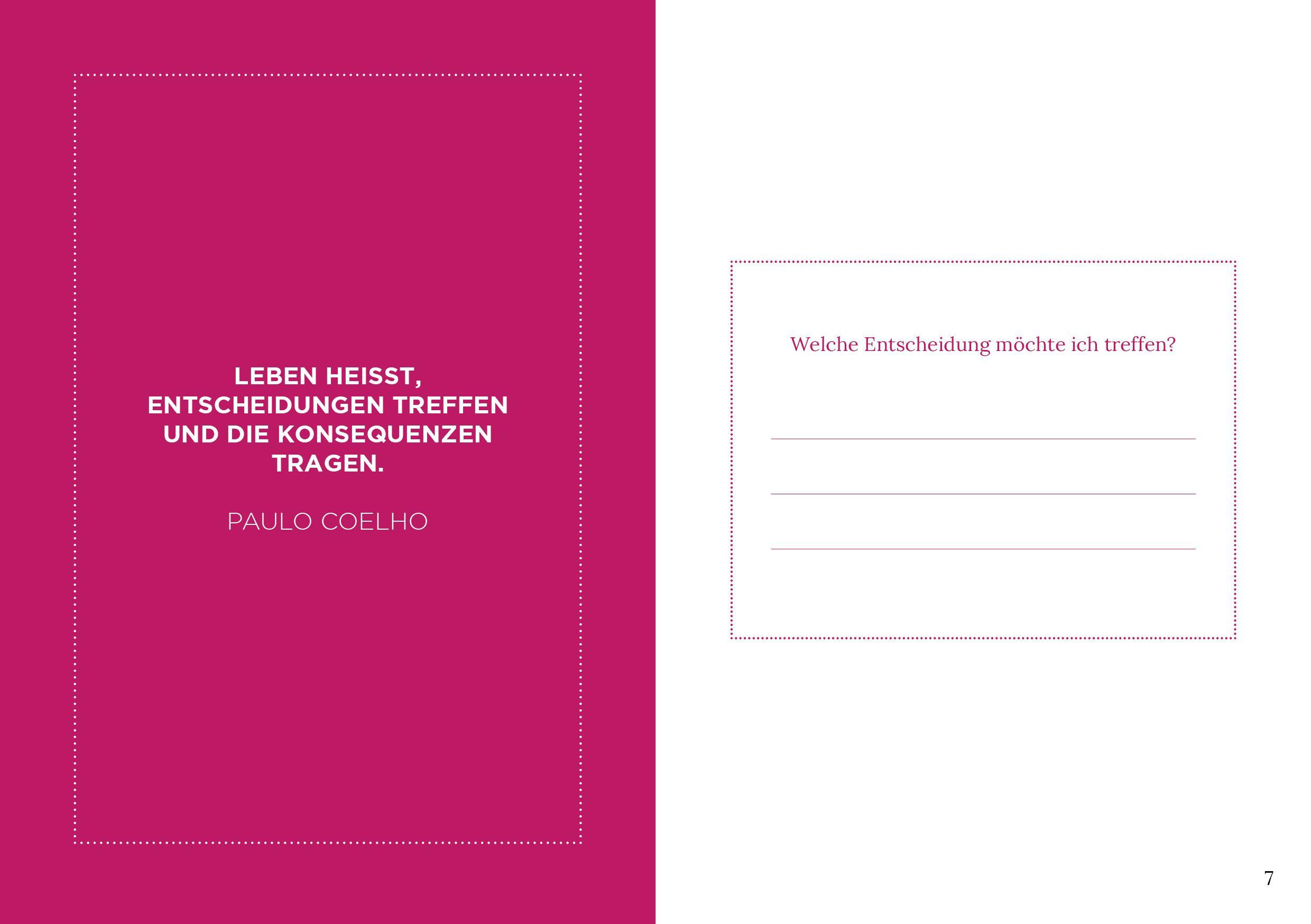 Beispielinhalt (Bild) Schritt für Schritt zu deiner Entscheidung