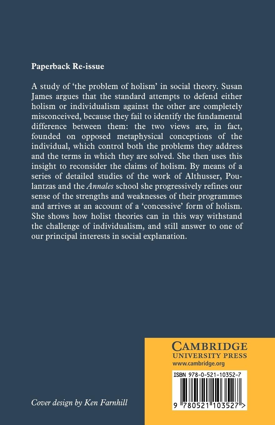 Rückseitencover The Content of Social Explanation