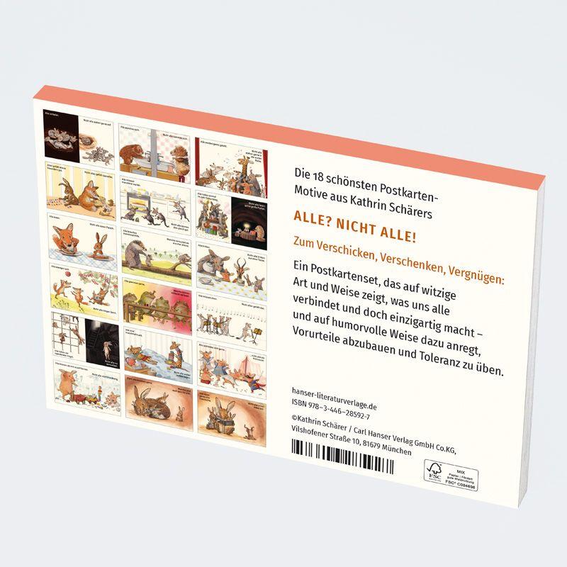 Beispielinhalt (Bild) Alle? Nicht alle! Postkarten-Set