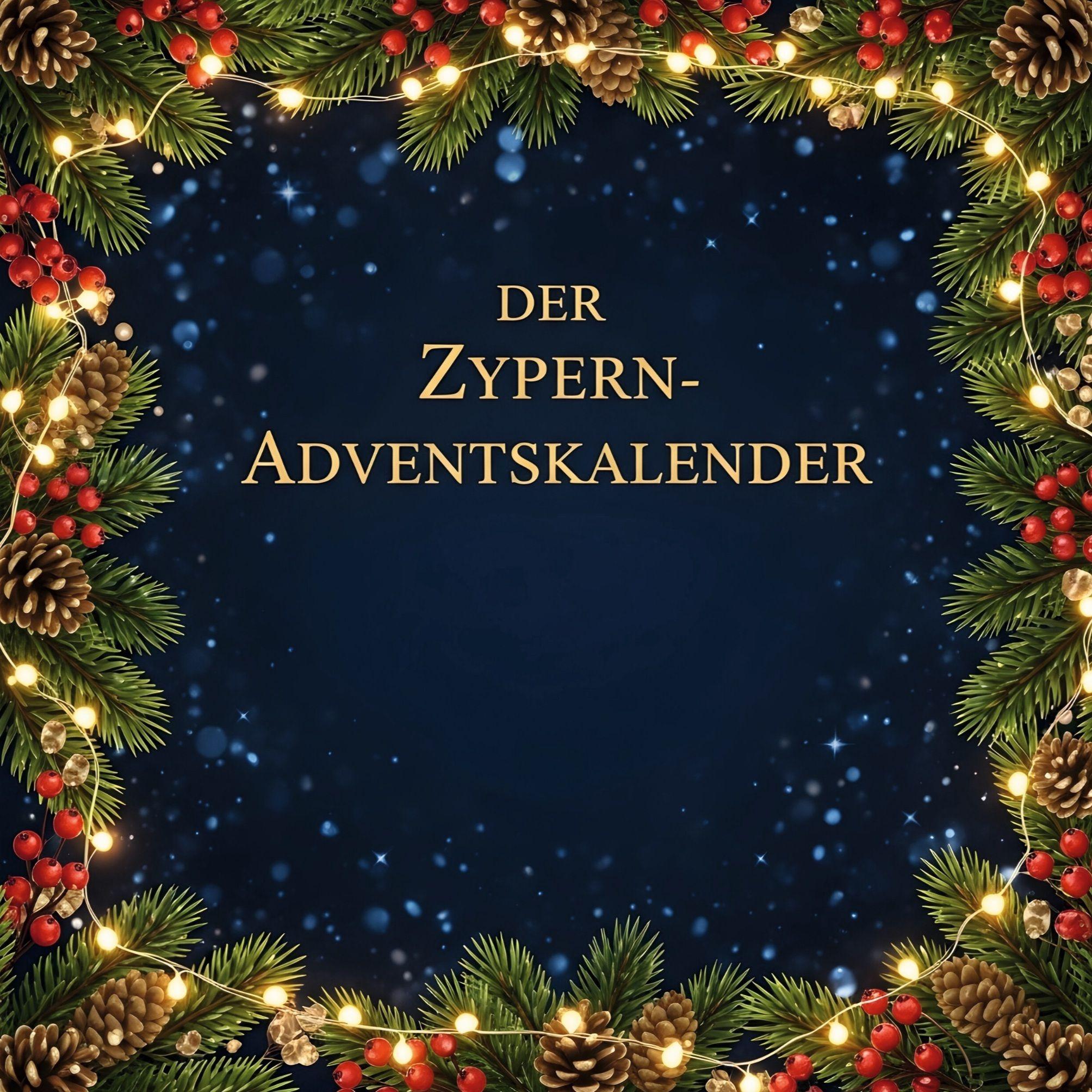 Vorderes Coverbild Der Zypern-Adventskalender