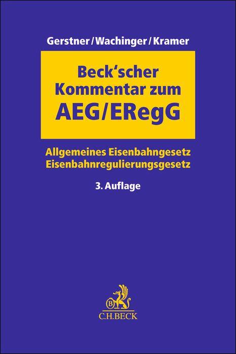 Vorderes Coverbild Beck'scher AEG/ERegG-Kommentar