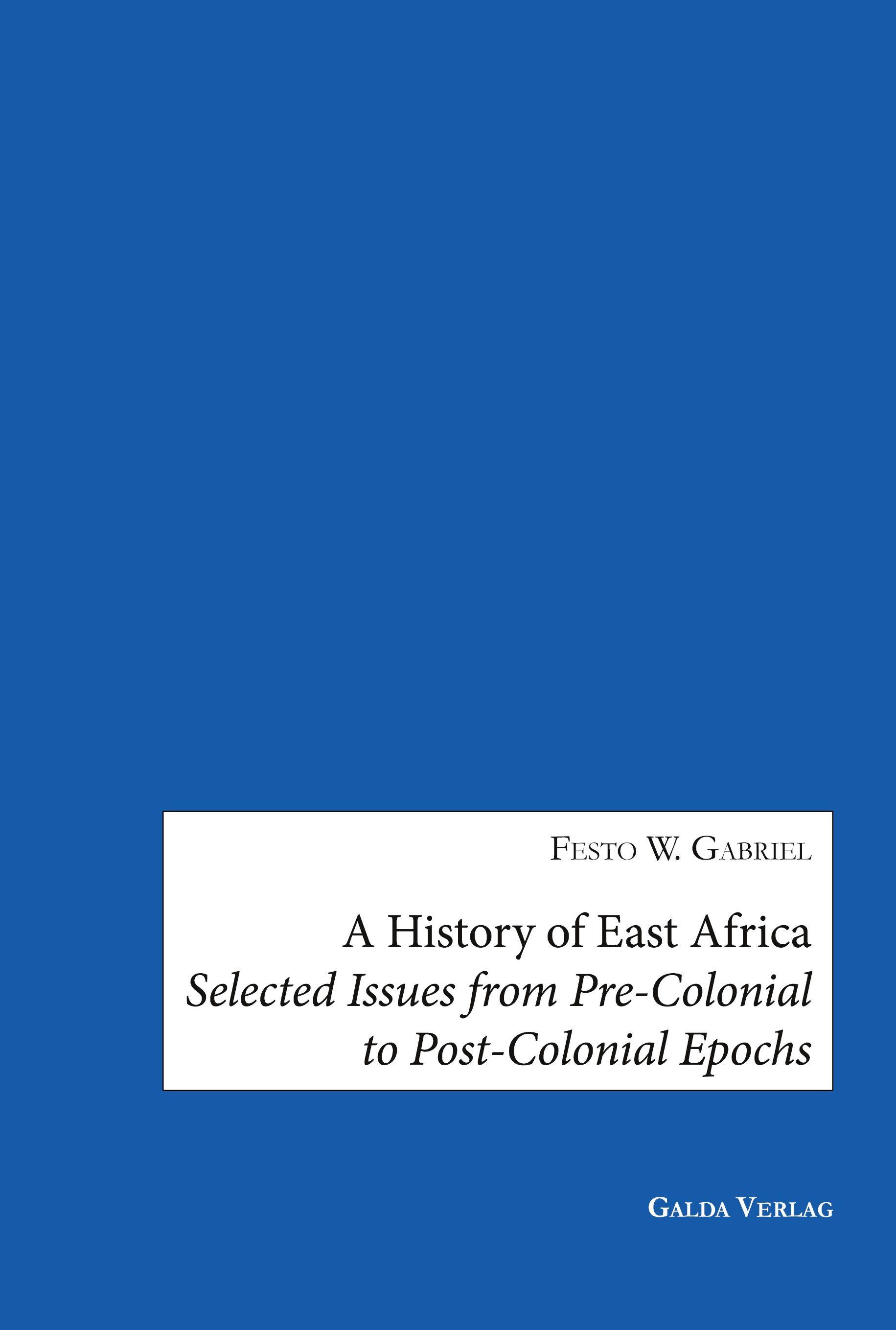 Vorderes Coverbild A History of East Africa