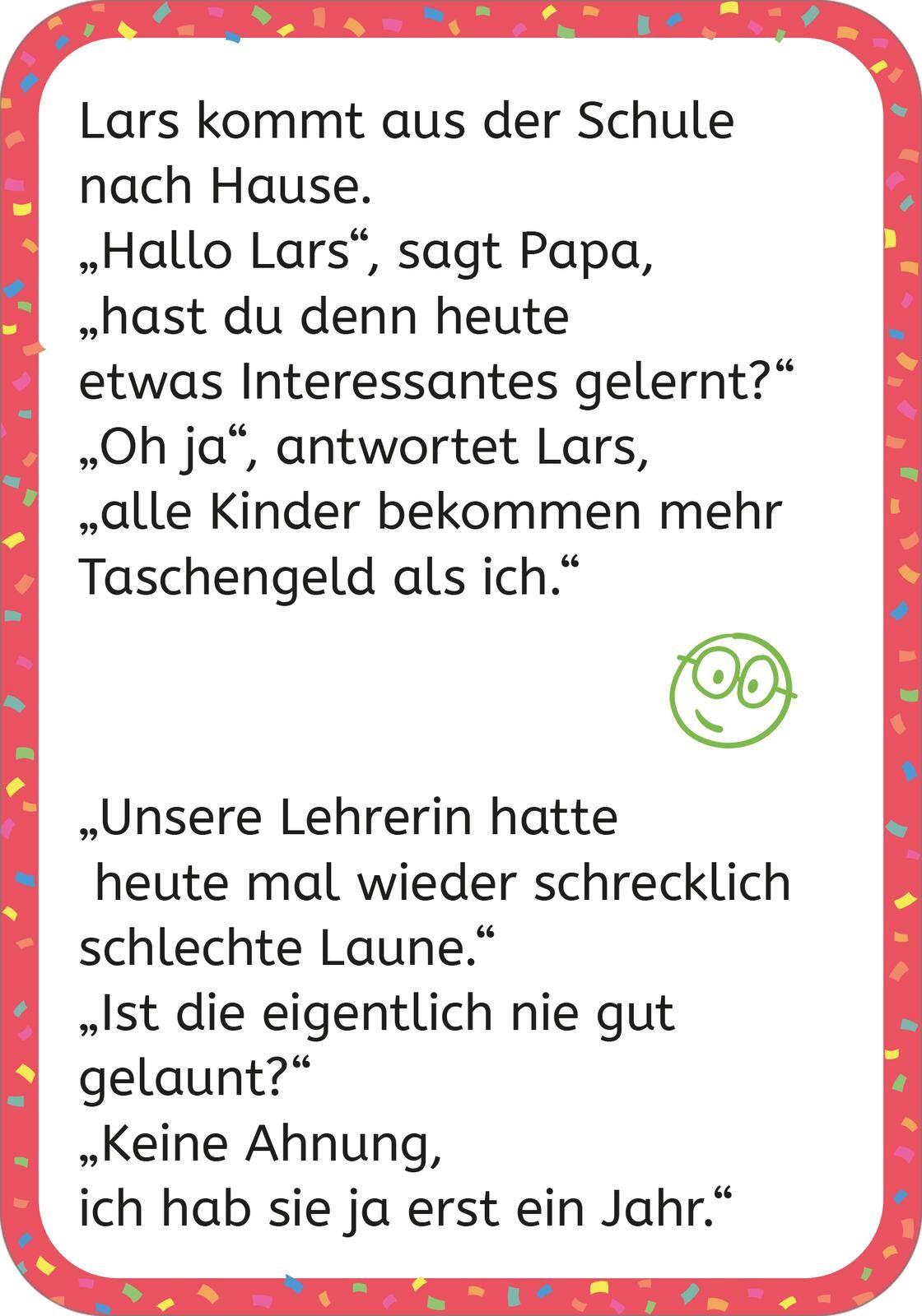 Beispielinhalt (Bild) Erstleser-Witze Schule