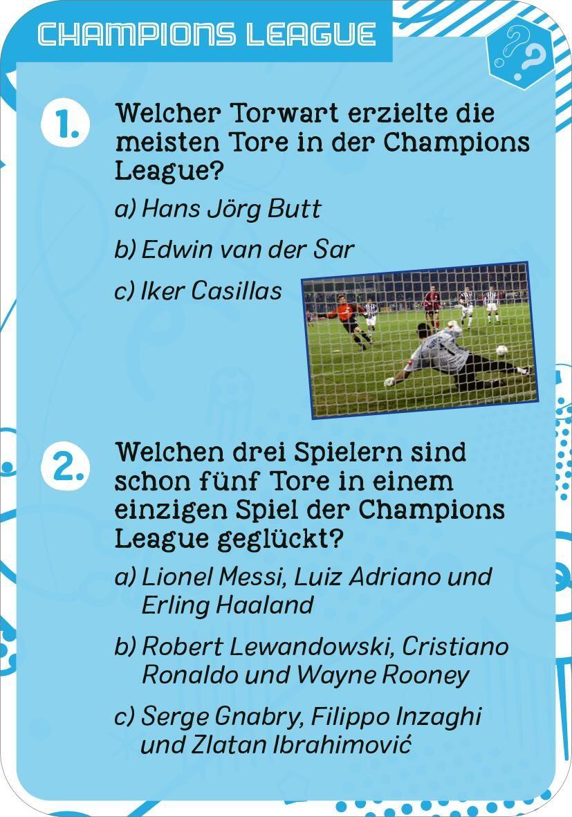 Beispielinhalt (Bild) Fußball-Quiz