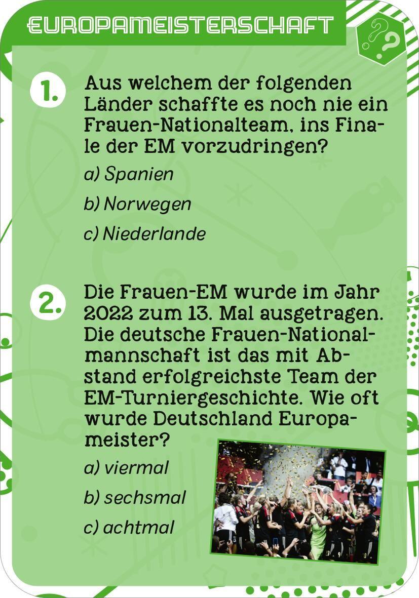Beispielinhalt (Bild) Fußball-Quiz