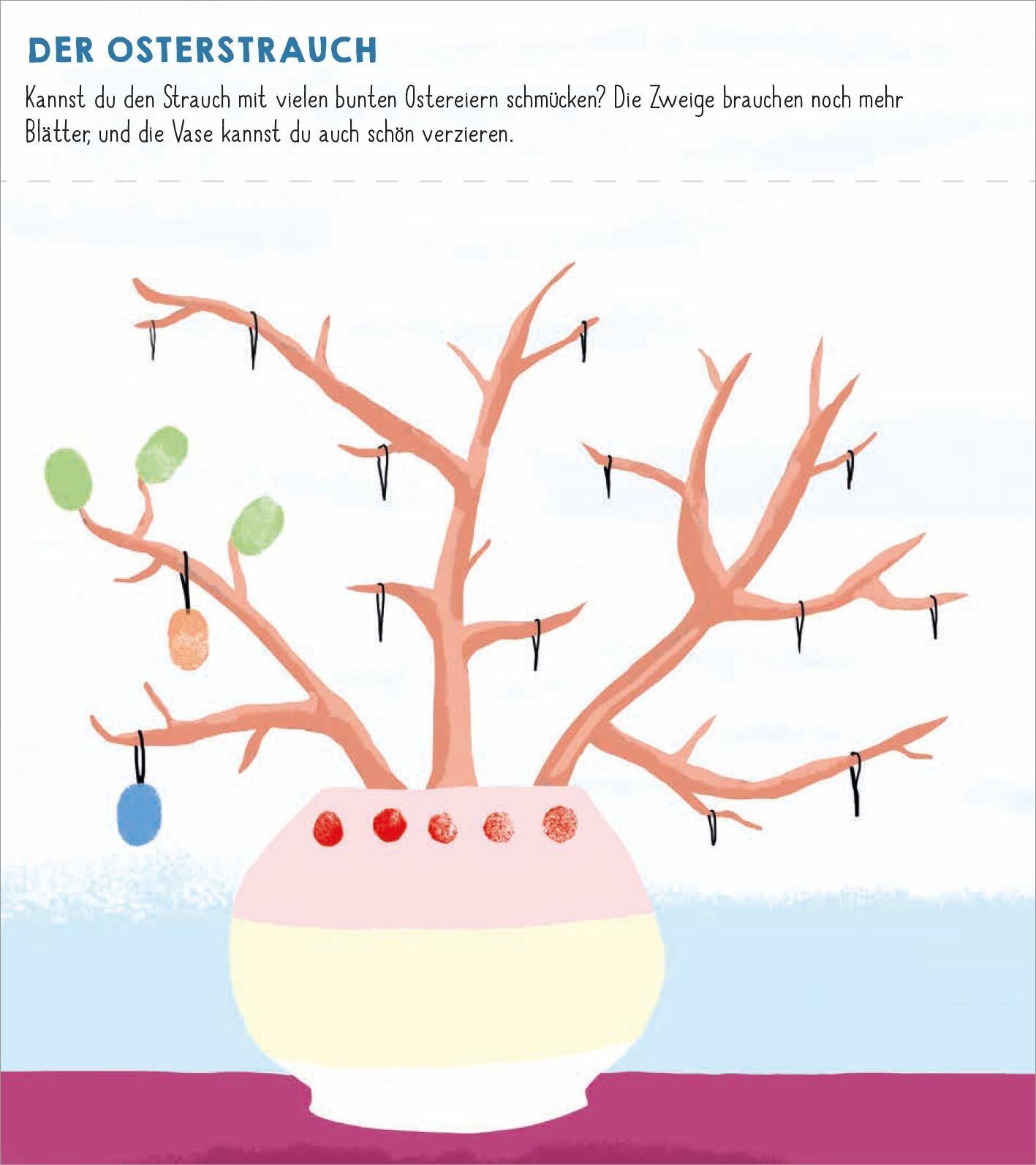 Beispielinhalt (Bild) Meine allerersten Fingerstempel Frühling