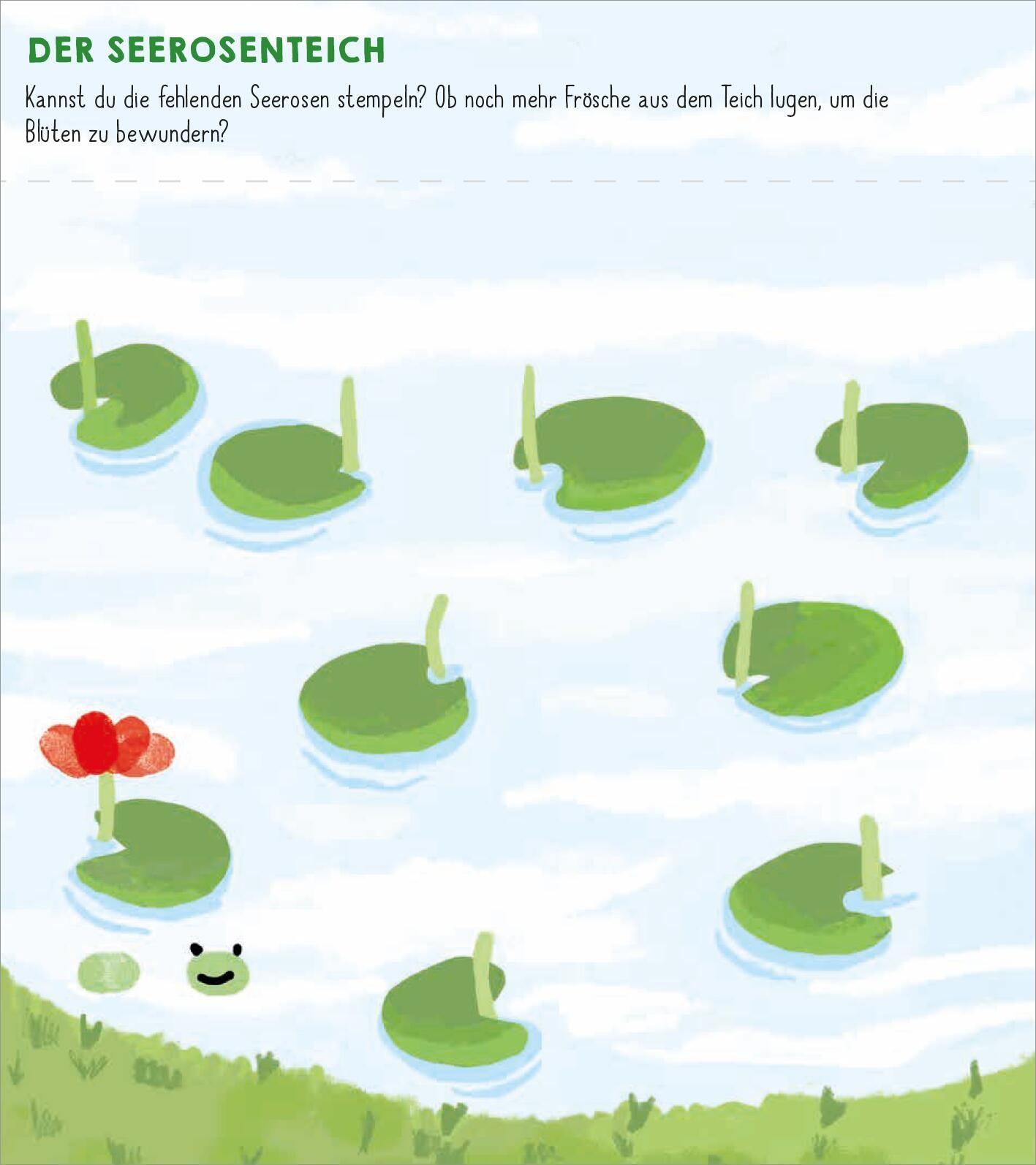 Beispielinhalt (Bild) Meine allerersten Fingerstempel Frühling