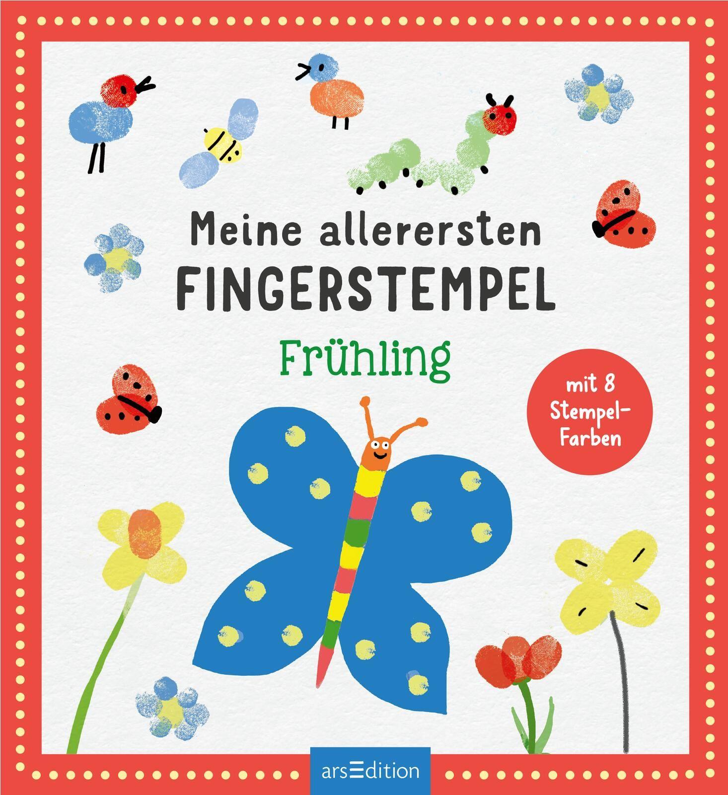Beispielinhalt (Bild) Meine allerersten Fingerstempel Frühling