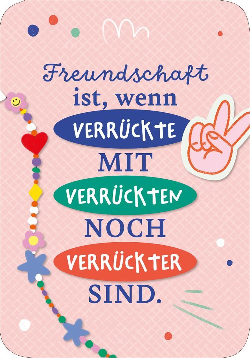 Beispielinhalt (Bild) Voll schön, dass es dich gibt