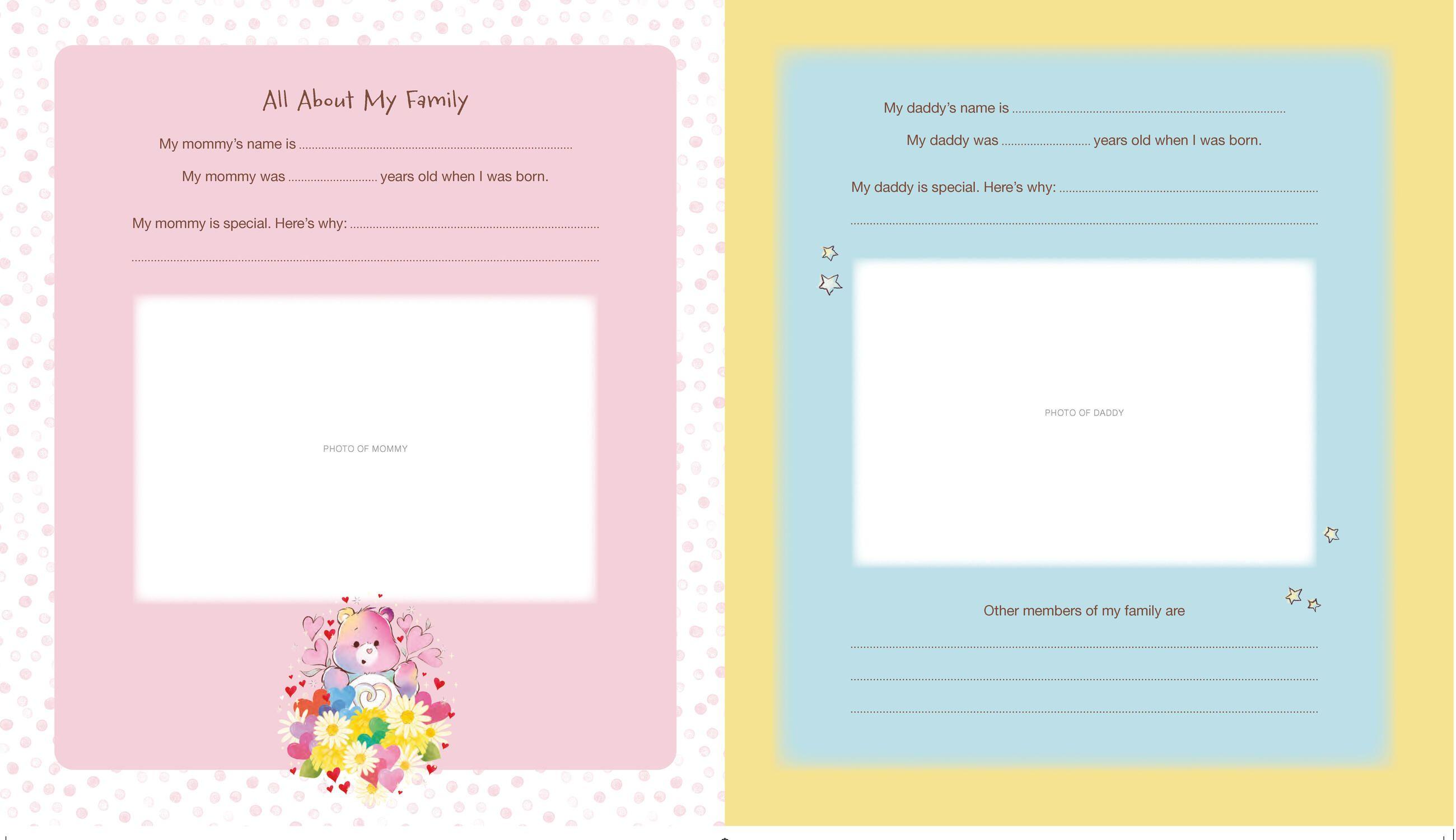 Beispielinhalt (Bild) Care Bears Baby Book