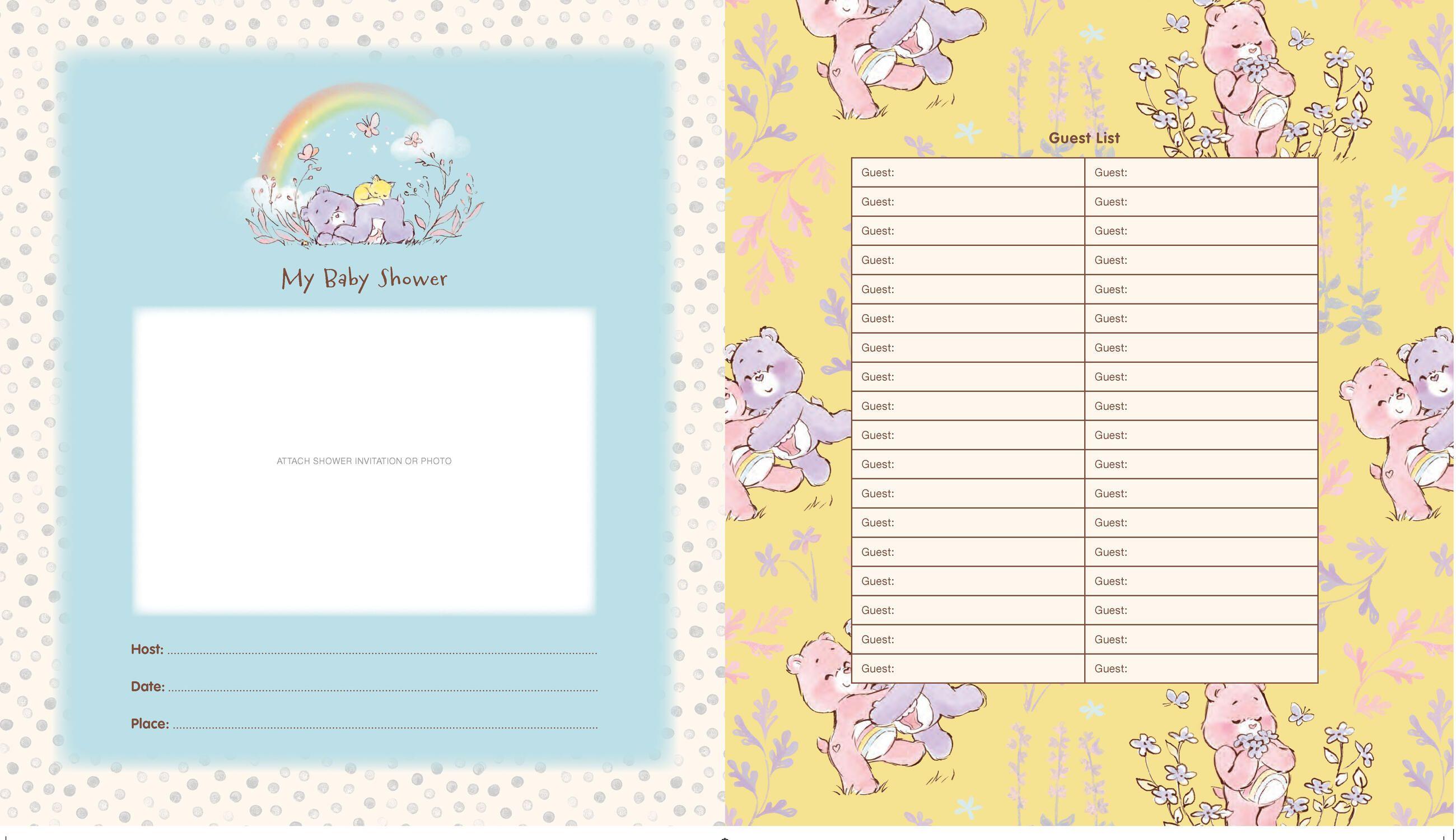 Beispielinhalt (Bild) Care Bears Baby Book