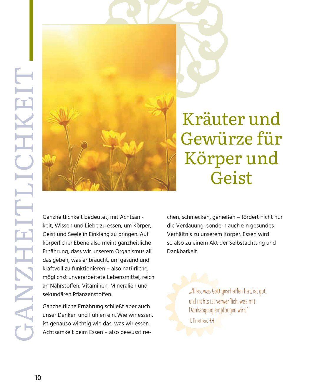 Beispielinhalt (Bild) Das große Buch der Gottesnahrung