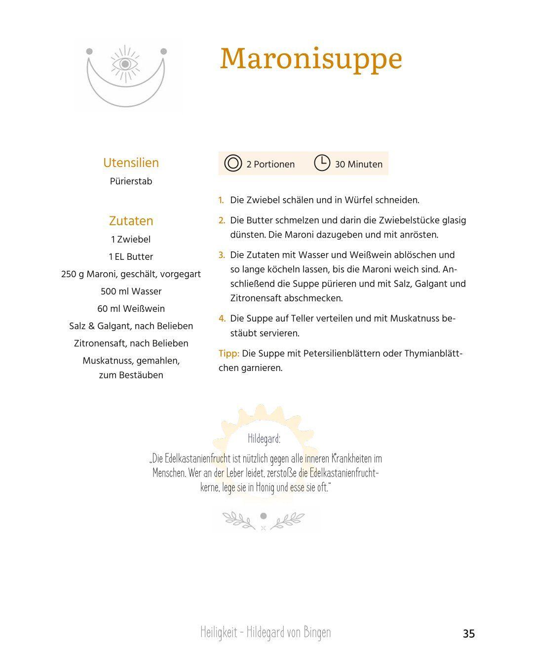 Beispielinhalt (Bild) Das große Buch der Gottesnahrung