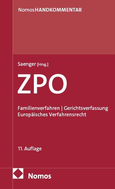 Vorderes Coverbild Zivilprozessordnung: ZPO